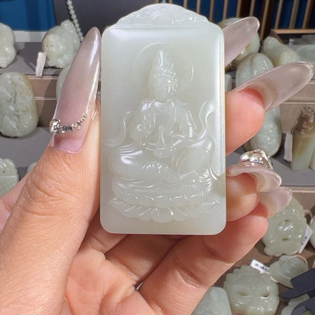 枫***和田玉（糖玉）未镶嵌颈饰
