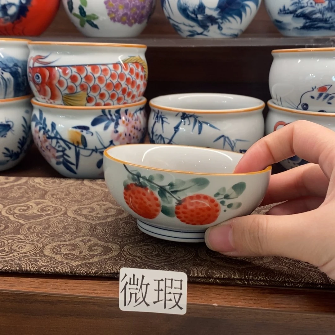 釉下彩手工绘制手工绘制