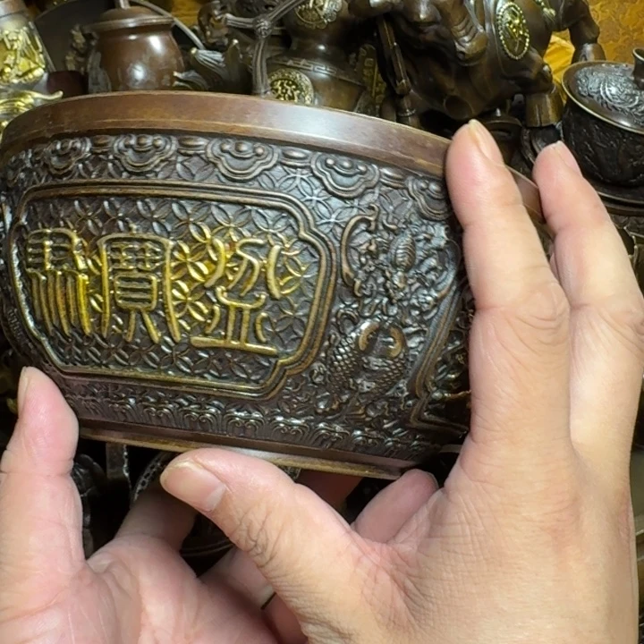 铜器摆件收收藏藏