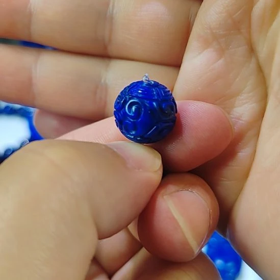 6***6青金石未镶嵌回纹