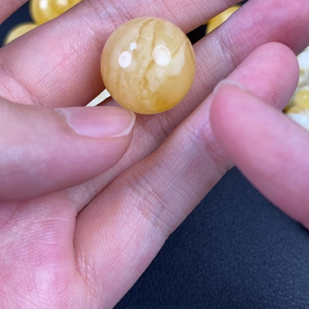 未镶嵌琥珀裸石虎皮20