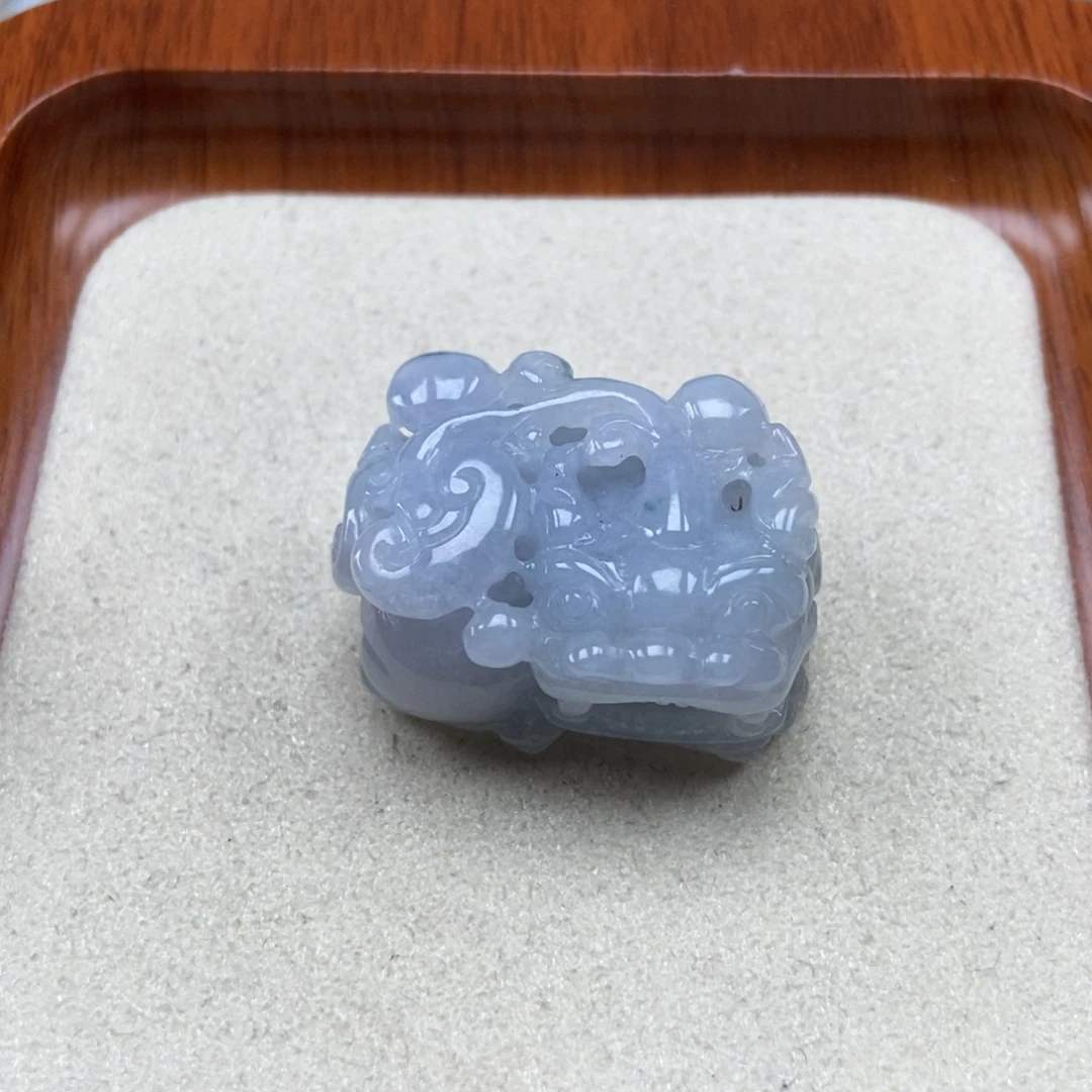 妙***妈翡翠未镶嵌颈饰霸王貔貅