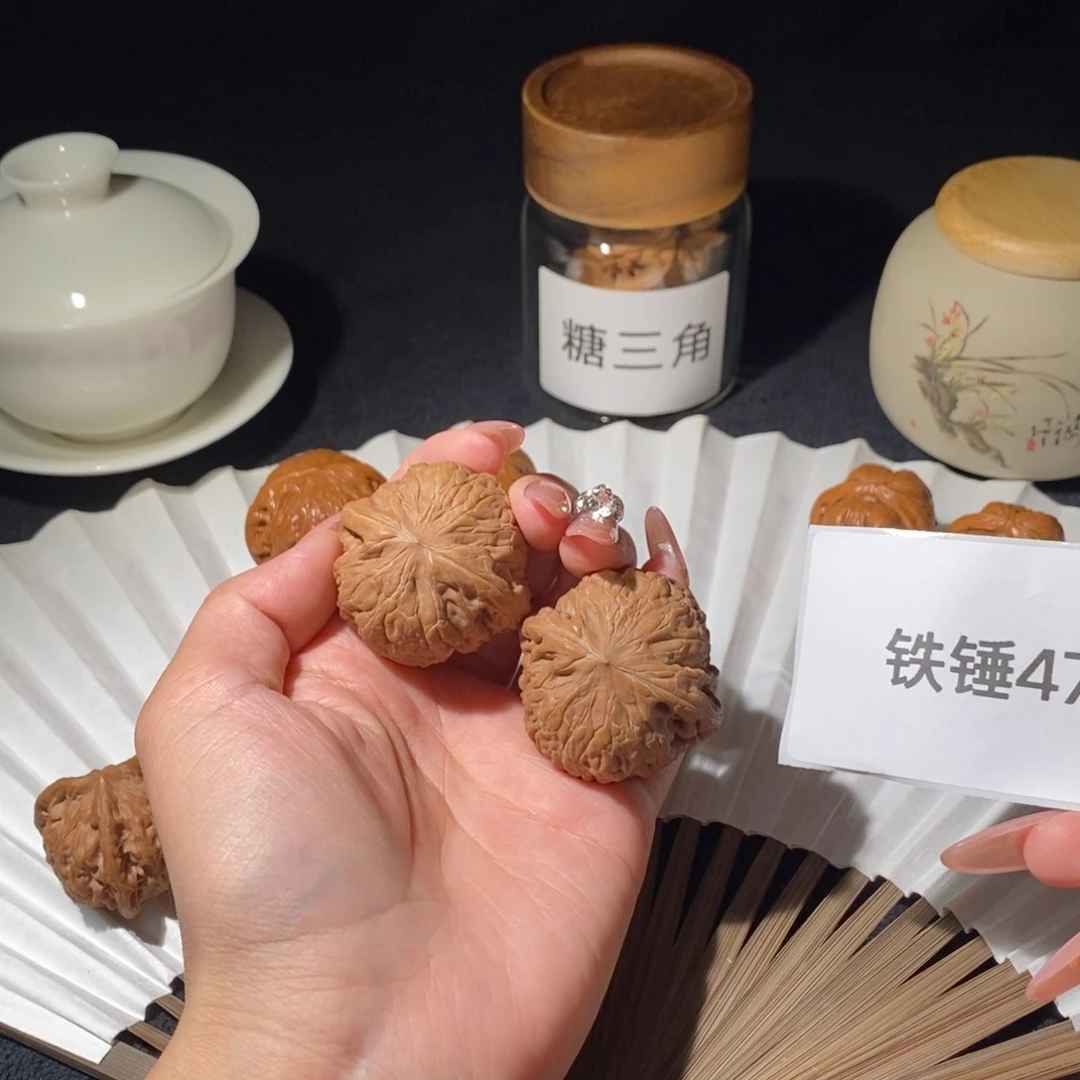 橙***子吊坠文玩核桃铁锤41