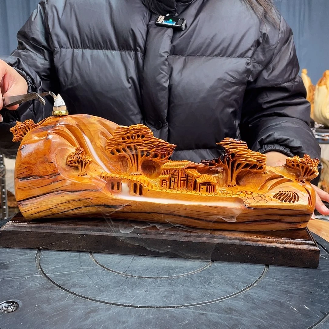 柏木（崖柏）随型艺术根雕