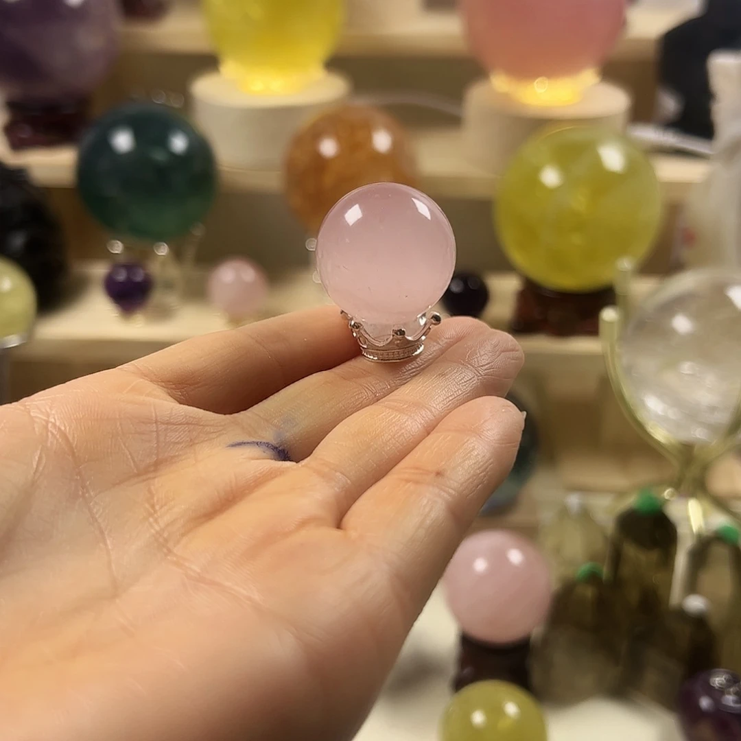 银S925镶嵌珠宝半成品紫晶2