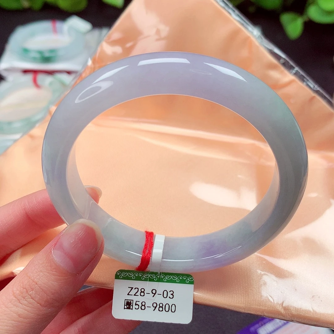 翡翠未镶嵌手镯缅甸天然a货翡翠手镯