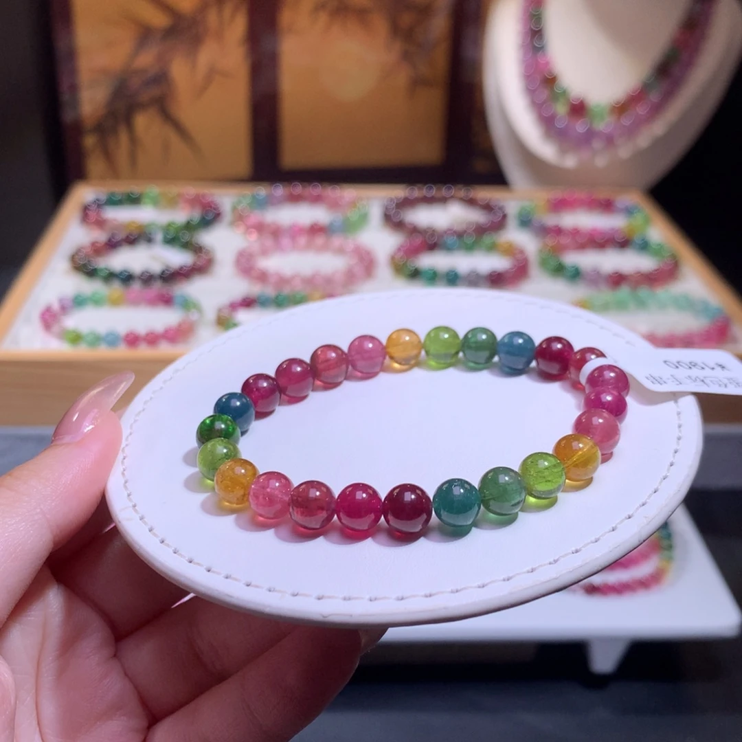 未镶嵌手链碧玺碧玺