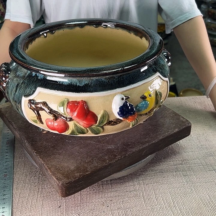 泳坤堂石湾盆陶瓷