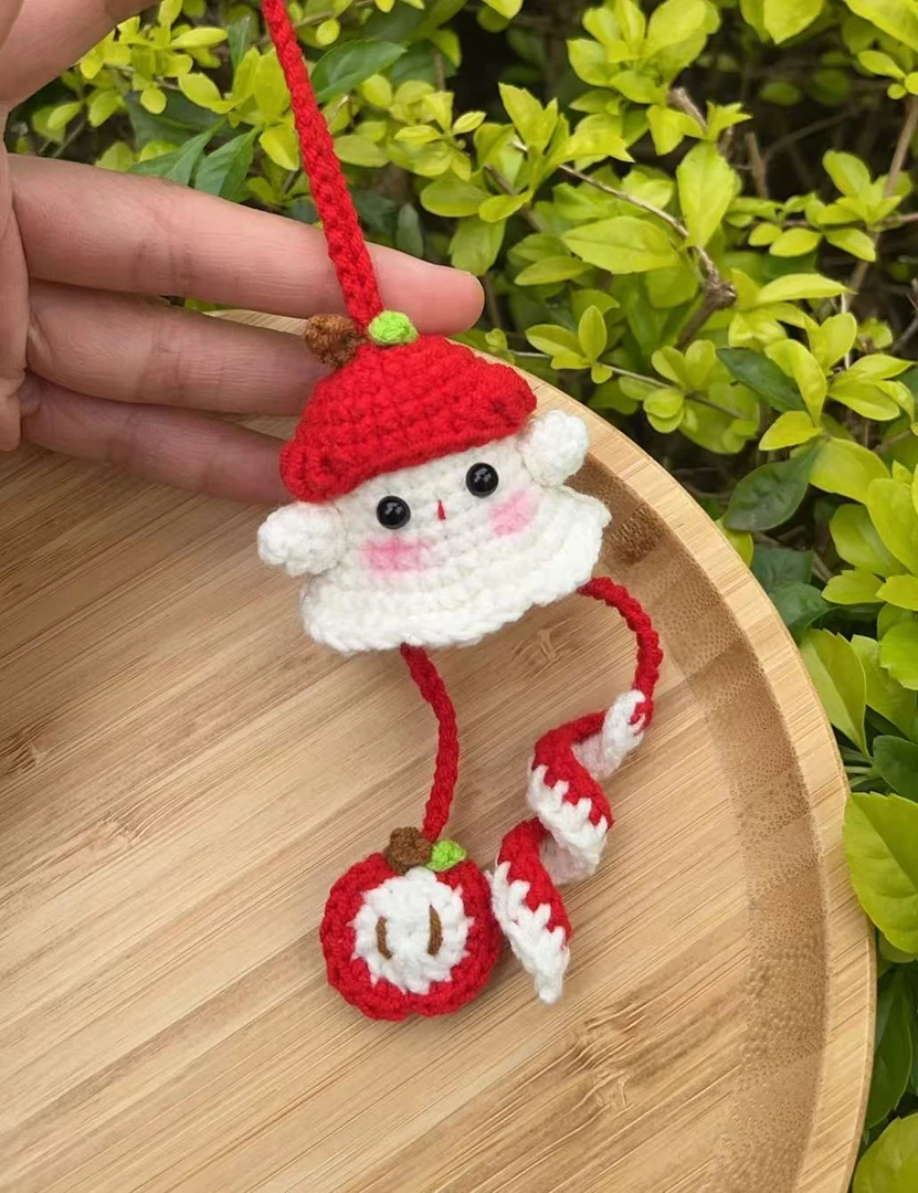【成品】手工钩织幽灵铃兰花挂件苹果蝴蝶爱心款式美乐蒂