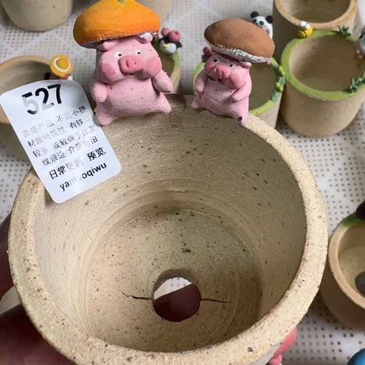 炏陶器物多肉花盆527