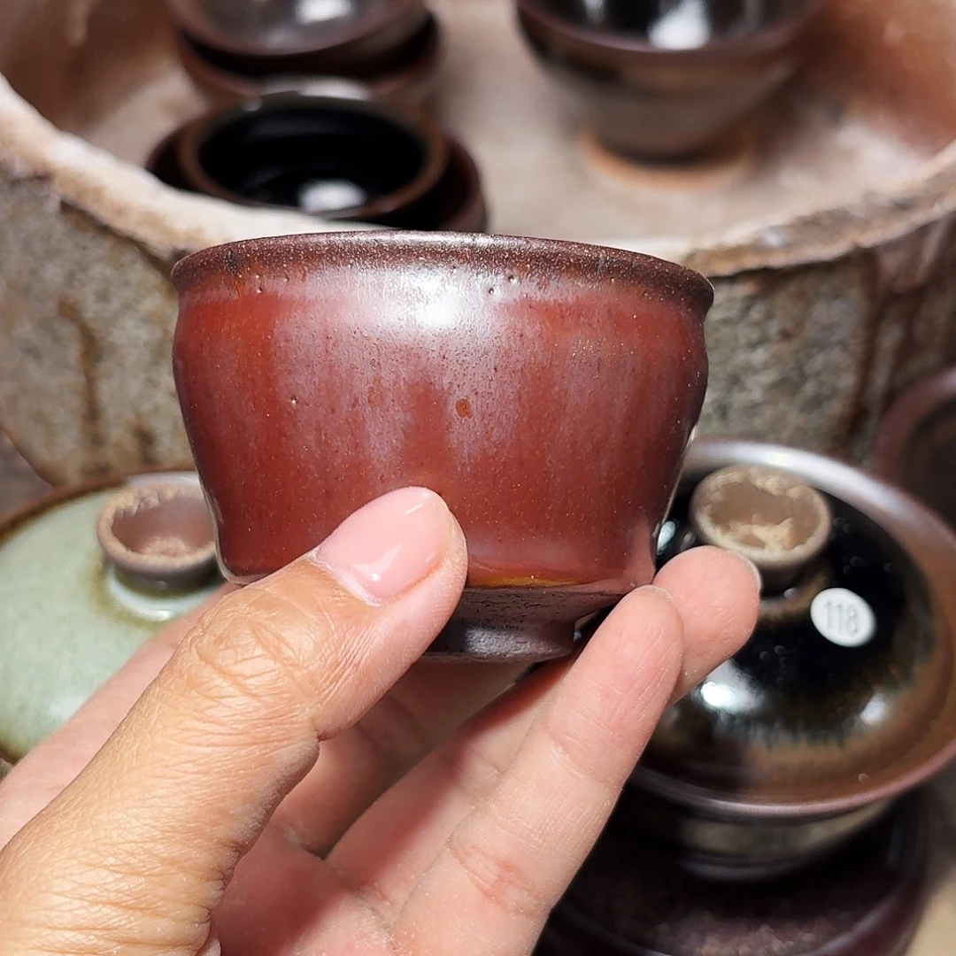 茶盏义兴龙窑建盏122微瑕