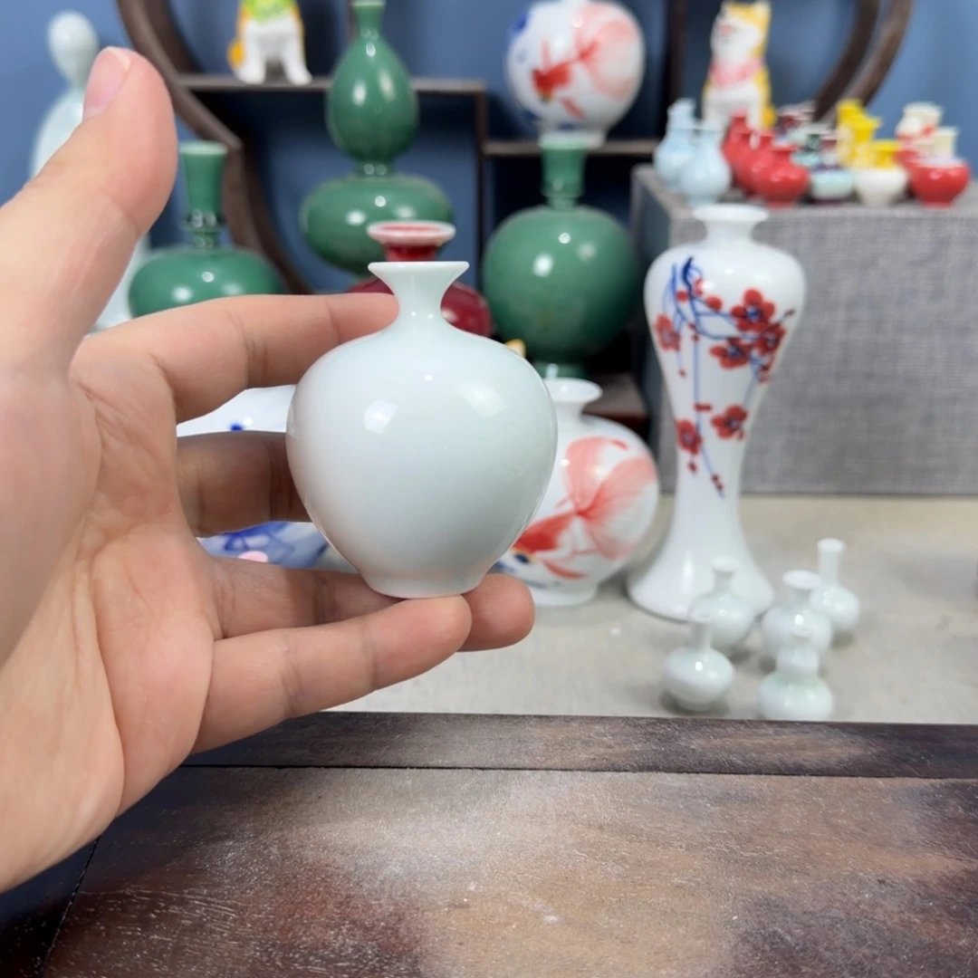 陶瓷手工小花器摆件