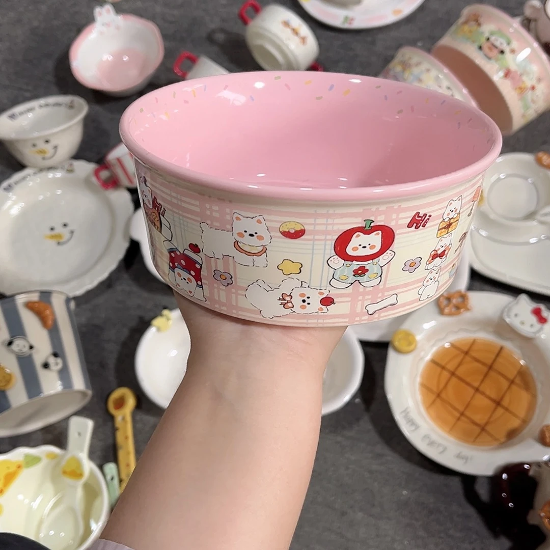 Kt6寸大汤碗陶瓷餐具