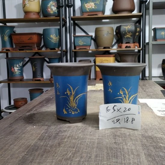 紫砂花盆库存尾货清仓