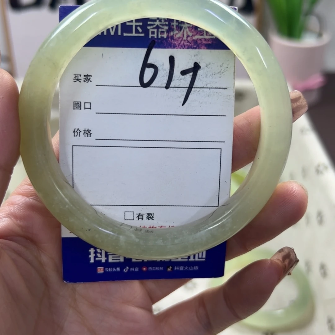 蛇纹石玉手镯未镶嵌528