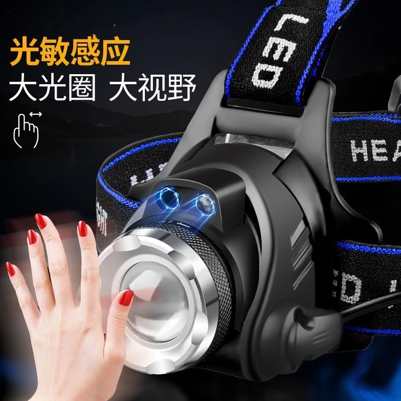 99新  新款Led 合金强光头灯 可调焦（款式不挑）