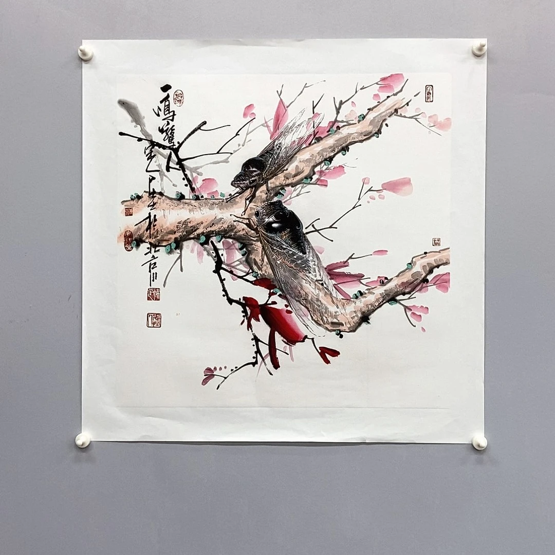 国画柳平四尺斗方精品佳作