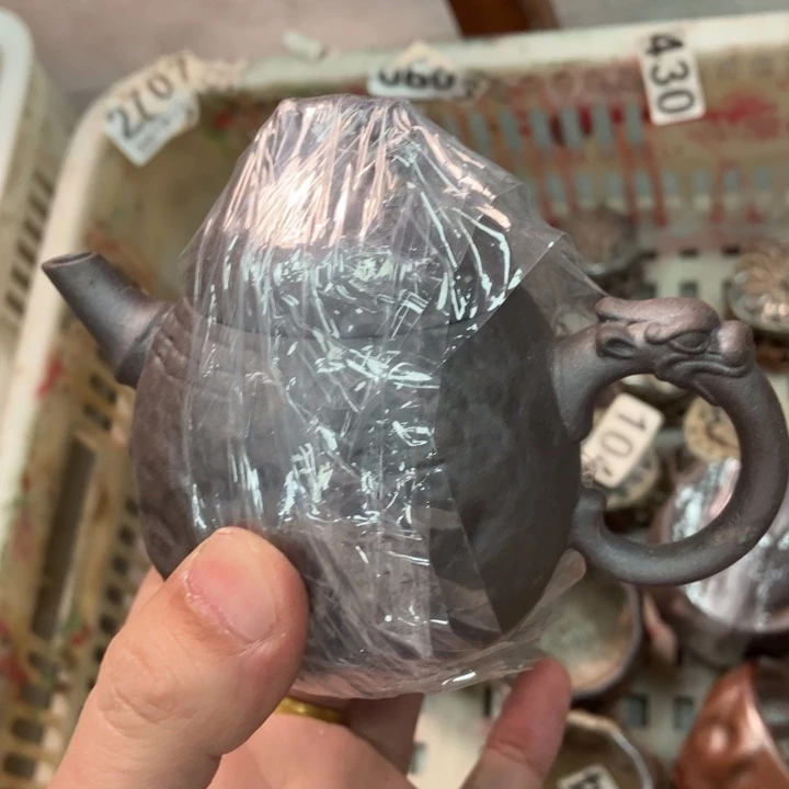 柴烧茶具宝瓶大放漏