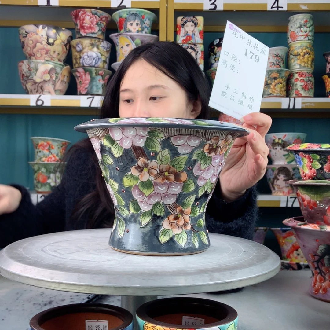 罐景德镇手工瑕疵179