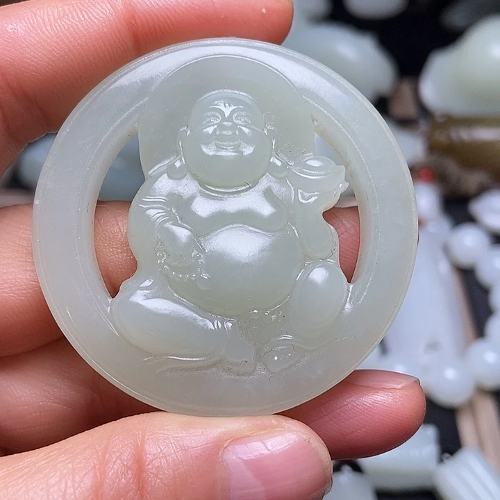 吊坠(不含链)未镶嵌和田玉