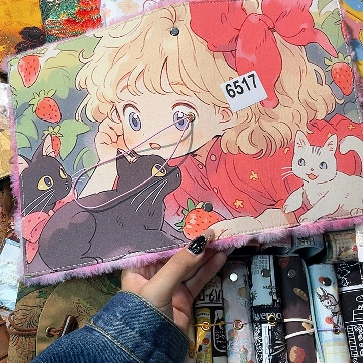 刺绣a5活页不加纸6517。