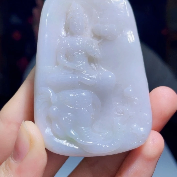 翡翠未镶嵌吊坠(不含链)D511