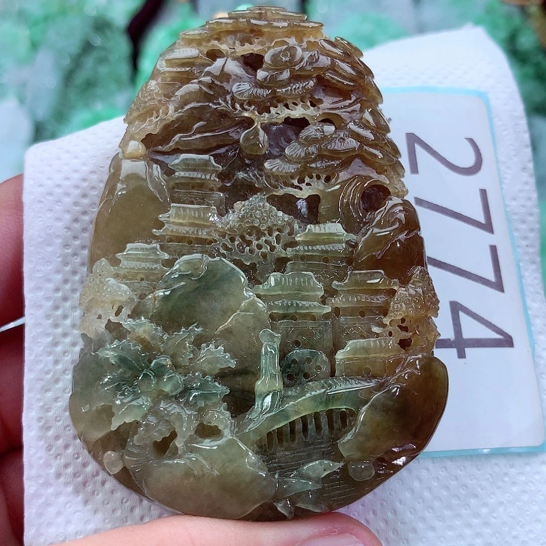 吊坠(不含链)未镶嵌翡翠