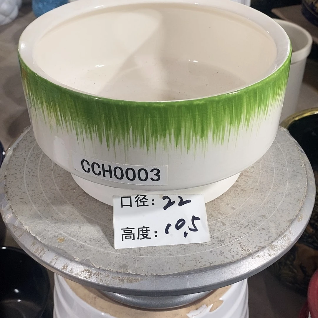 【闪购商品】陶瓷微瑕花盆-CCH003-1个中号