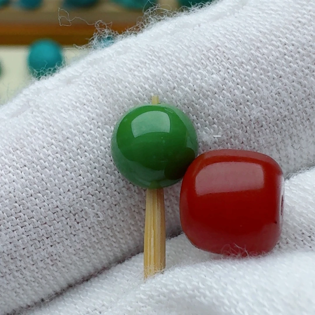 南红玛瑙未镶嵌圆珠6.5