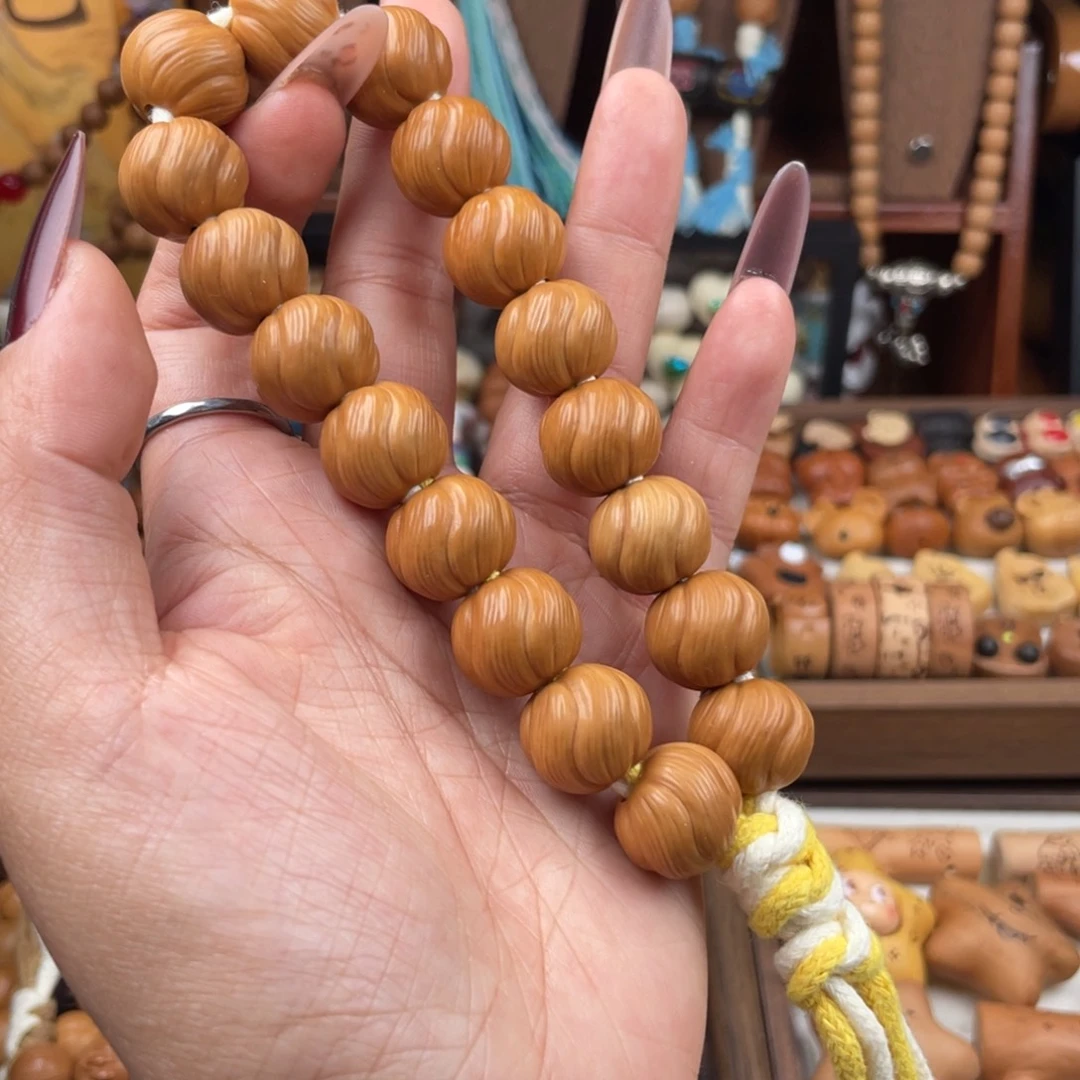 猴头核桃吊坠16mm卷卷酥