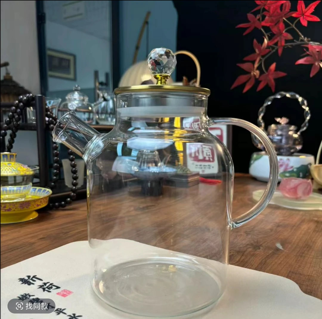 工厂直发 煮茶烧水耐高温电陶炉明火加热防炸裂骤冷泡壶加厚耐热