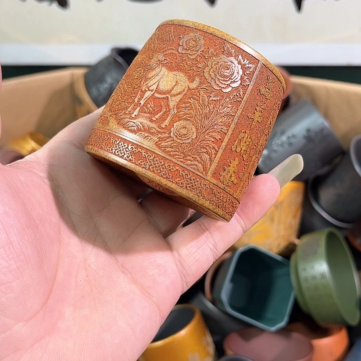 茶杯紫砂全手工紫砂主人杯
