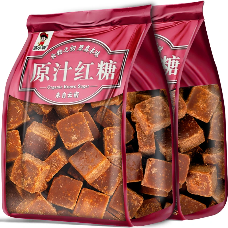 滇小嗨原汁老红糖块产妇月子云南手工甘蔗红糖天然纯正古法黑糖