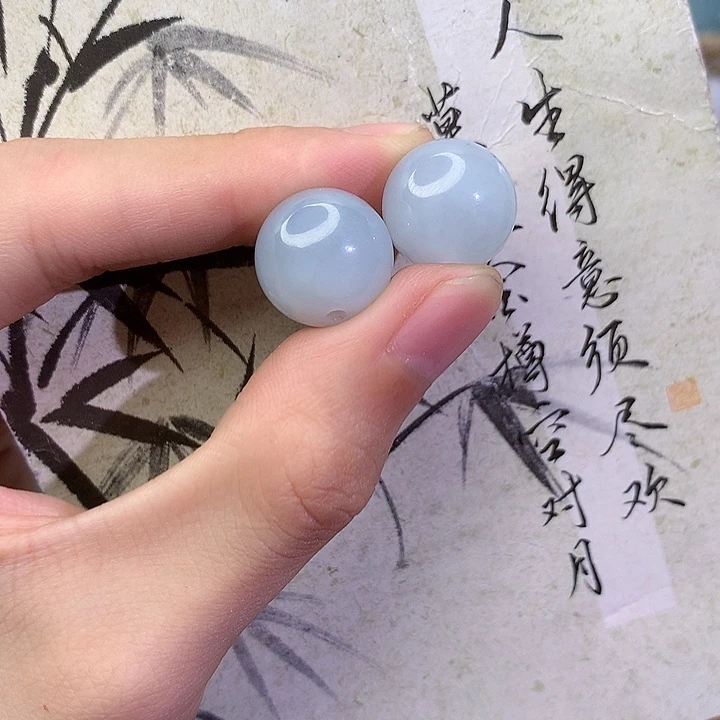 翡翠裸石翡翠珠子