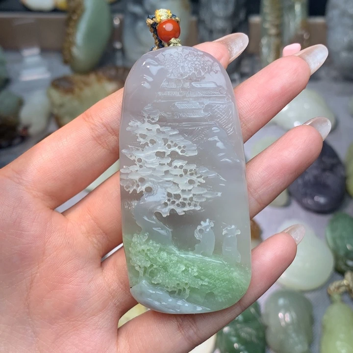 和田玉挂件未镶嵌