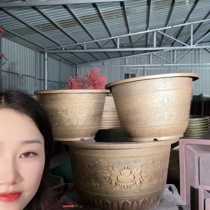 圆形50和圆60花盆各一个有孔