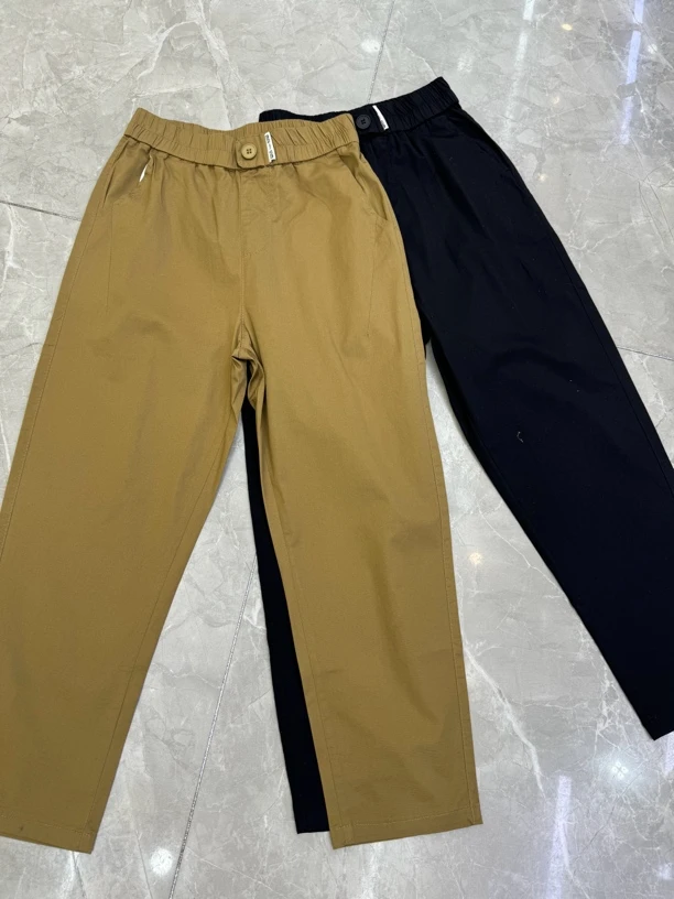 681松紧带休闲百搭裤