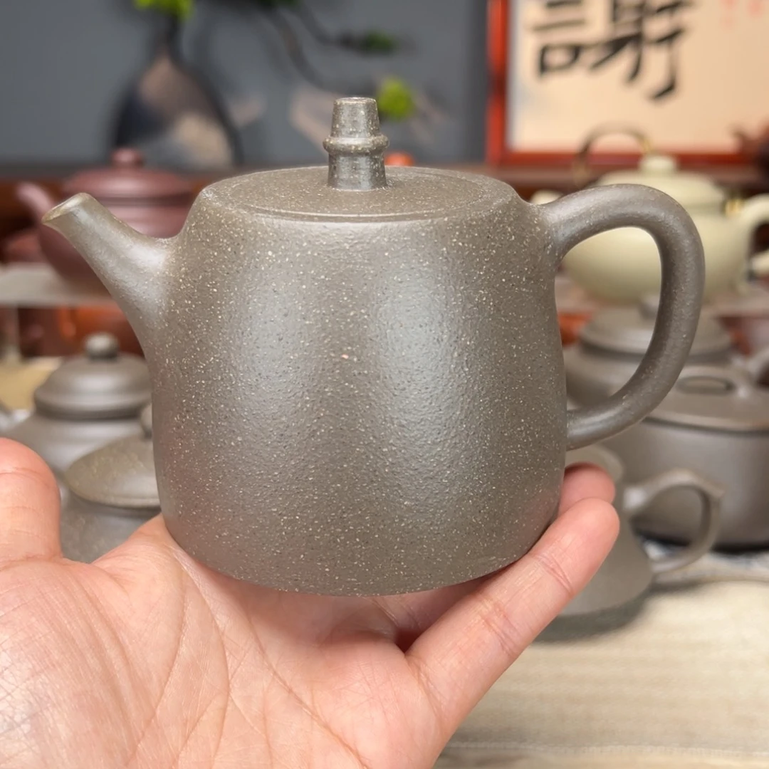 紫砂茶壶蟹壳青的260