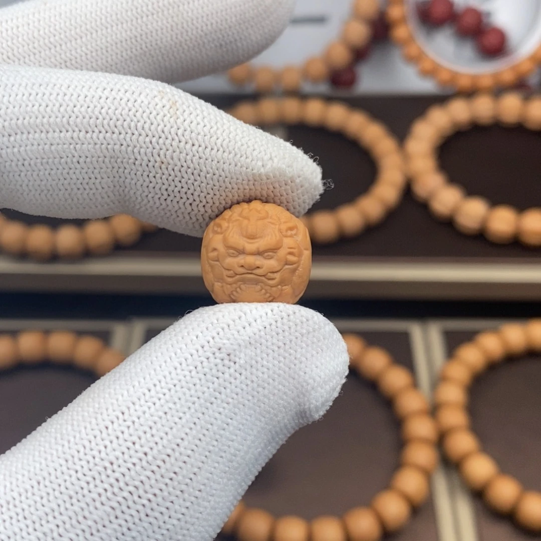 核桃手串/手链单珠雕刻配饰