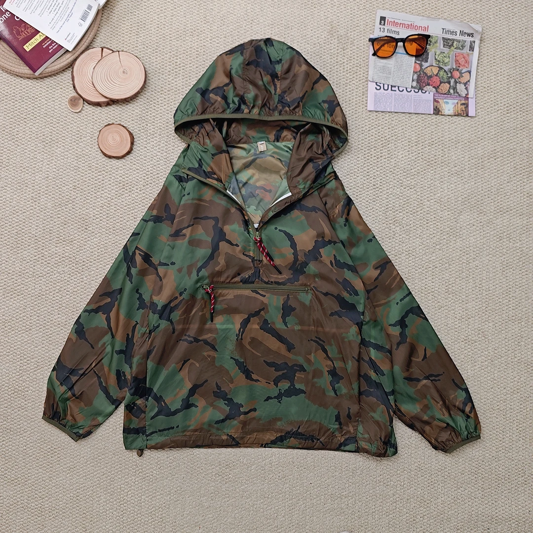 2025夏季新款时尚休闲迷彩连帽防晒外套2398