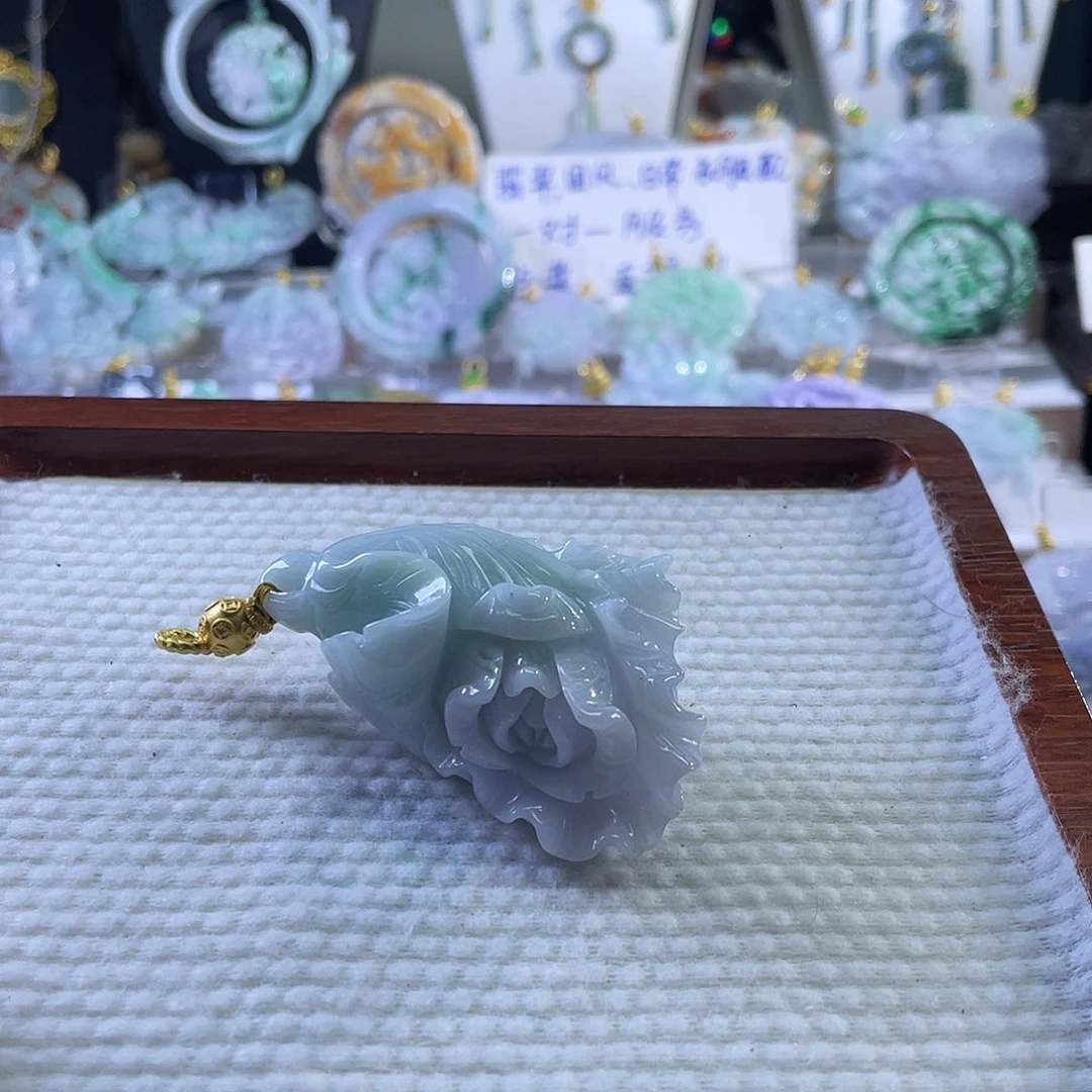 翡翠未镶嵌颈饰翡翠大白菜