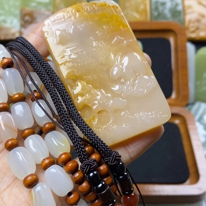 石材昆仑山料一套