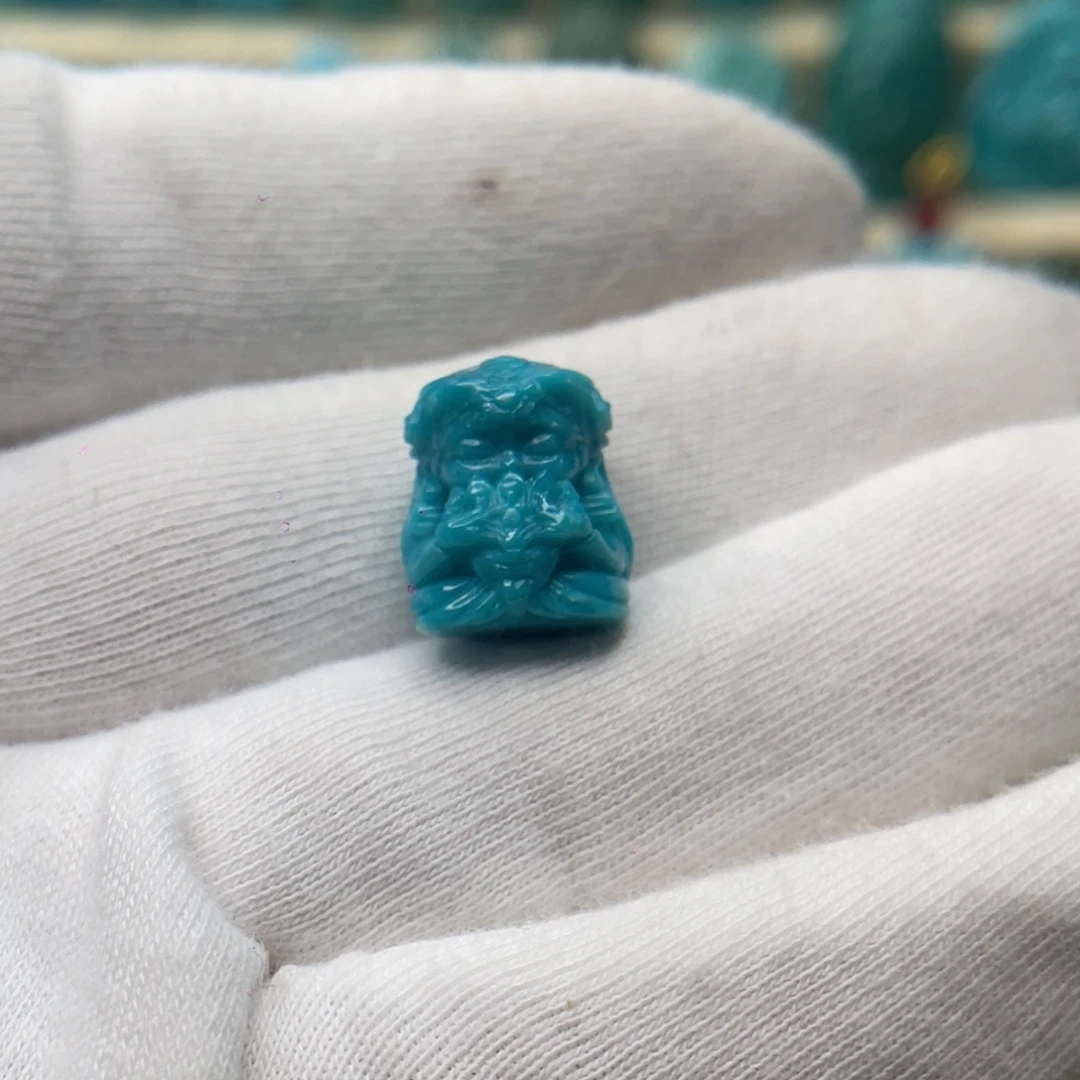 绿松石未镶嵌颈饰卡12-14-11