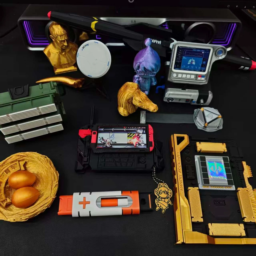 三角洲行动周边3D打印曼德尔超算单元/人面像/化石模型玩具摆件