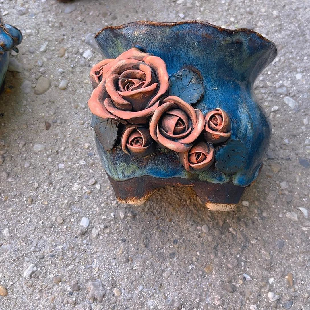 22 号陶然花器手工花盆