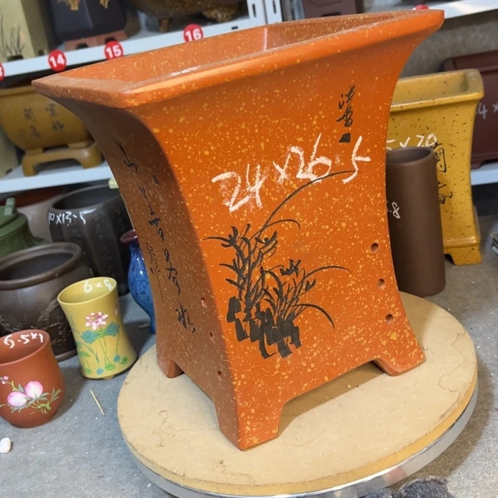 紫砂花盆紫砂花盆