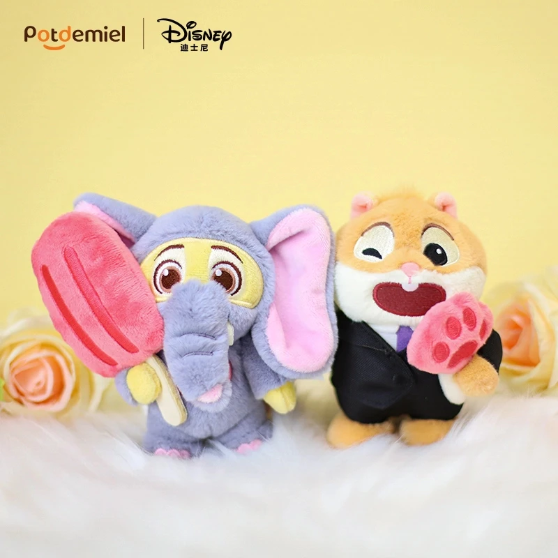 迪士尼正版授权疯狂动物城芬尼克闪电豹警官花花挂件公仔钥匙扣