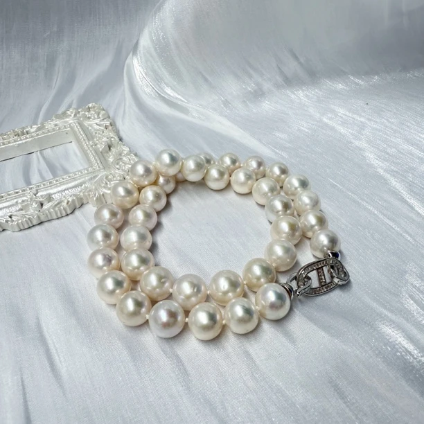 淡水无核珍珠项链 10.5-11.5mm S925