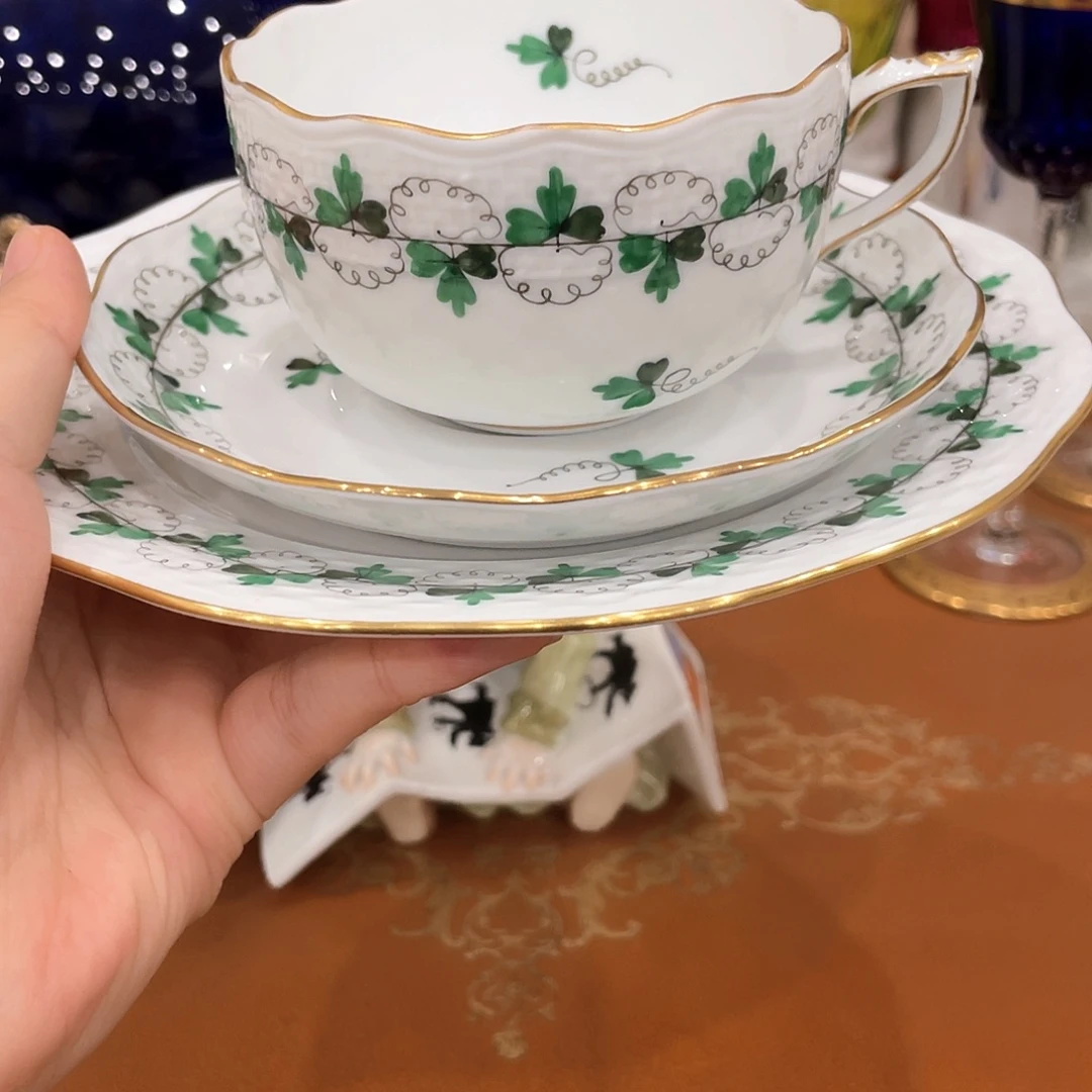 摆件中古赫伦红茶杯