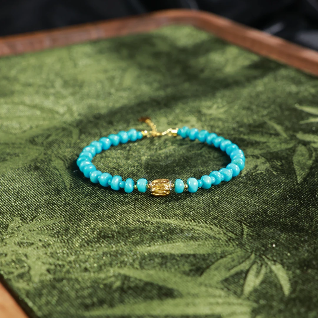 【香籽】心如珠宝 绿松石子手串 SSSL2187